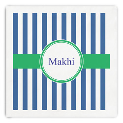 Stripes Paper Dinner Napkins (Personalized)