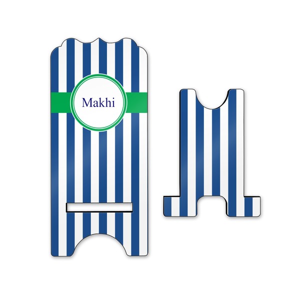 Stripes Stylized Phone Stand - Front & Back - Small