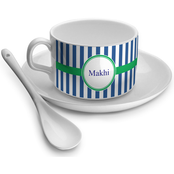 Custom Stripes Tea Cup (Personalized)