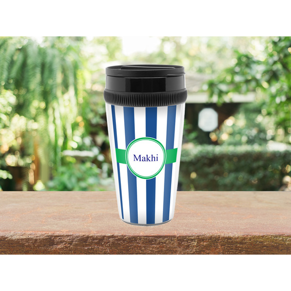 Stripes Travel Mug Lifestyle (Personalized)