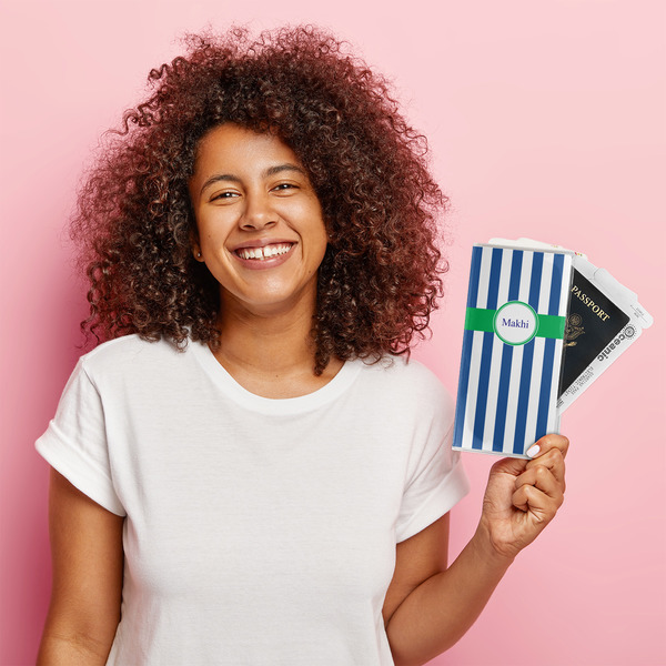 Stripes Vinyl Document Holder - LIFESTYLE