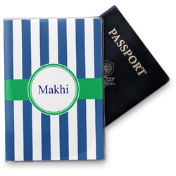 Stripes Vinyl Passport Holder (Personalized)