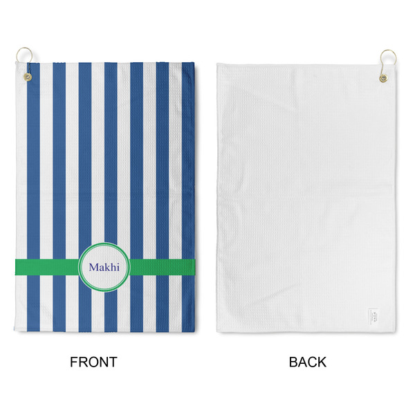 Stripes Waffle Weave Golf Towel - Approval