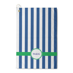 Stripes Waffle Weave Golf Towel (Personalized)