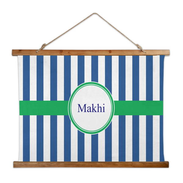 Custom Stripes Wall Hanging Tapestry - Wide (Personalized)