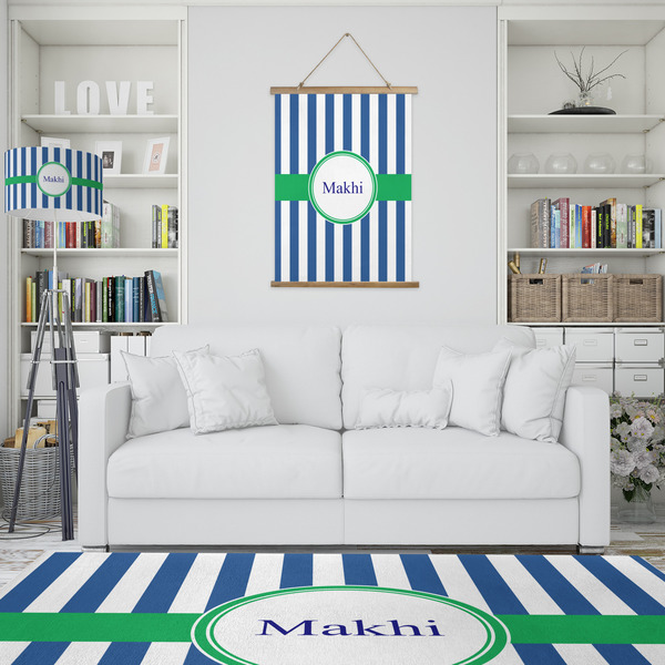 Stripes Wall Hanging Tapestry - Portrait - IN CONTEXT