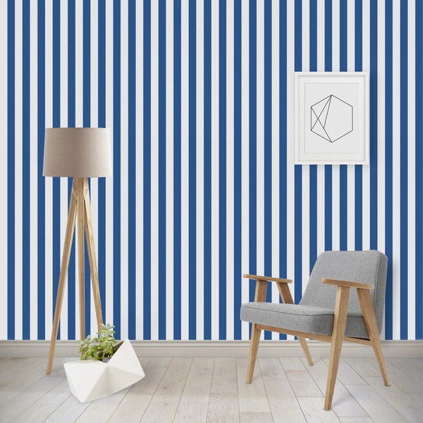 Custom Stripes Wallpaper & Surface Covering (Water Activated - Removable)