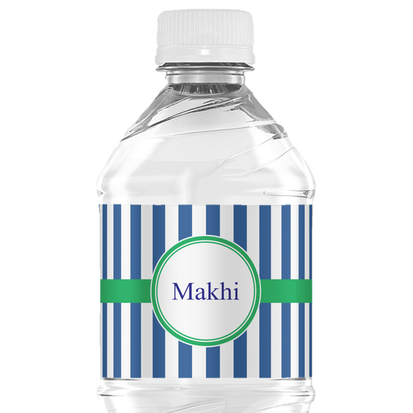 Custom Stripes Water Bottle Labels - Custom Sized (Personalized)