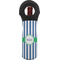 Stripes Wine Tote Bag w/ Name or Text