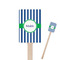 Stripes Rectangle Wooden Stir Sticks (Personalized)
