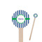 Stripes Round Wooden Stir Sticks (Personalized)