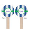 Stripes Wooden 6" Stir Stick - Round - Double Sided - Front & Back