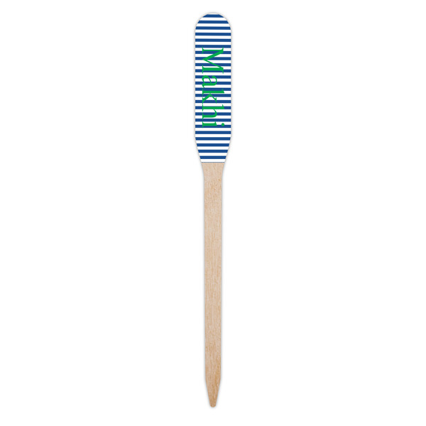 Stripes Wooden Food Pick - Paddle - Single Pick