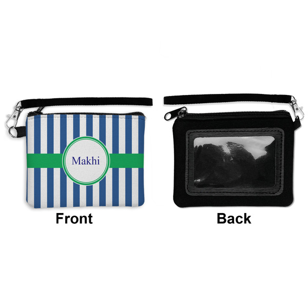 Stripes Wristlet ID Cases - Front & Back
