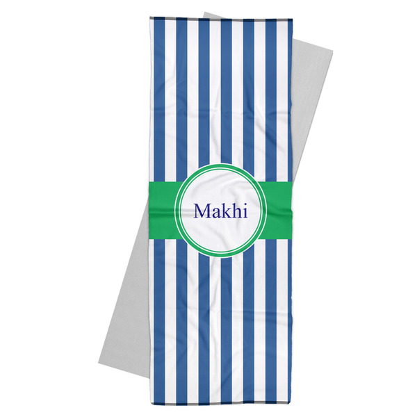 Custom Stripes Yoga Mat Towel (Personalized)