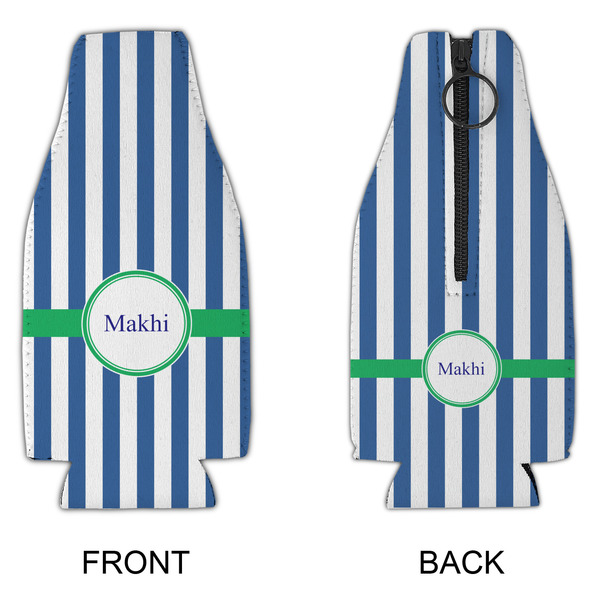 Stripes Zipper Bottle Cooler - APPROVAL