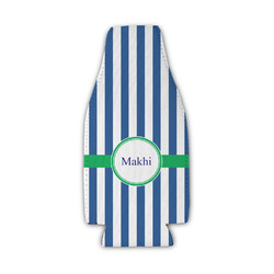 Stripes Zipper Bottle Cooler (Personalized)