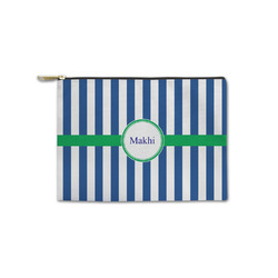 Stripes Zipper Pouch - Small - 8.5"x6" (Personalized)
