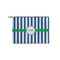 Stripes Zipper Pouch Small (Front)