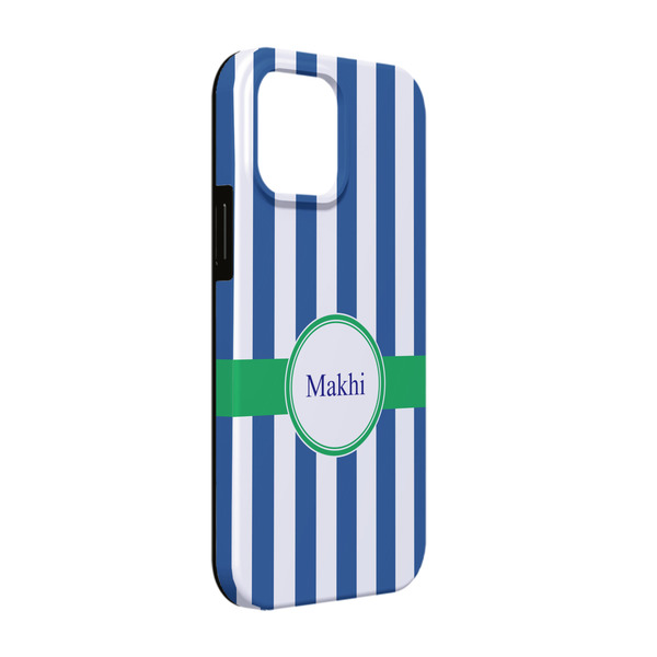 Custom Stripes iPhone Case - Rubber Lined - iPhone 13 (Personalized)