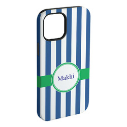 Stripes iPhone Case - Rubber Lined (Personalized)