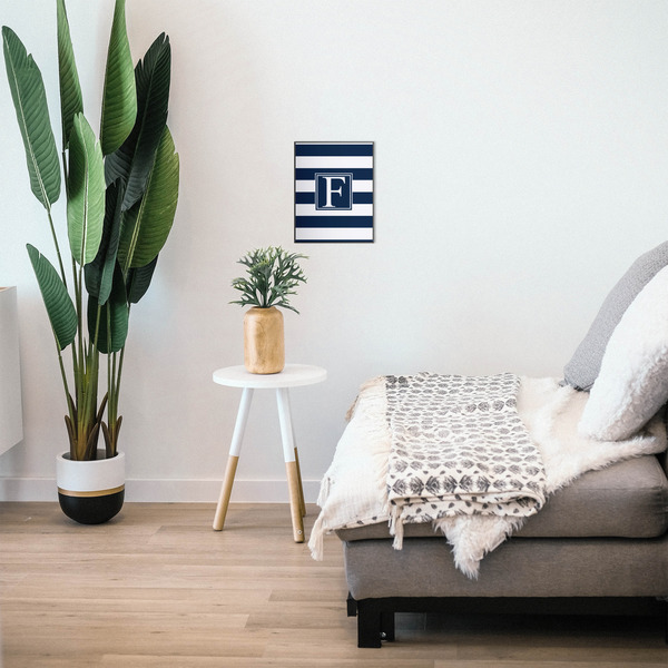 Horizontal Stripe 11x14 Wood Print - In Context