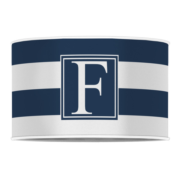 Horizontal Stripe 12" Drum Lampshade - FRONT (Poly Film)