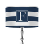 Horizontal Stripe 12" Drum Lamp Shade - Fabric (Personalized)