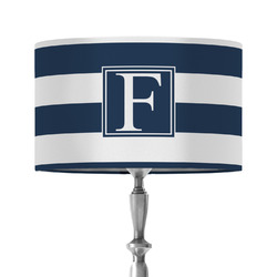 Horizontal Stripe 12" Drum Lamp Shade - Fabric (Personalized)