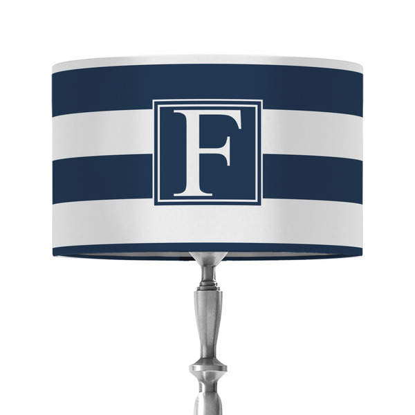 Custom Horizontal Stripe 12" Drum Lamp Shade - Fabric (Personalized)
