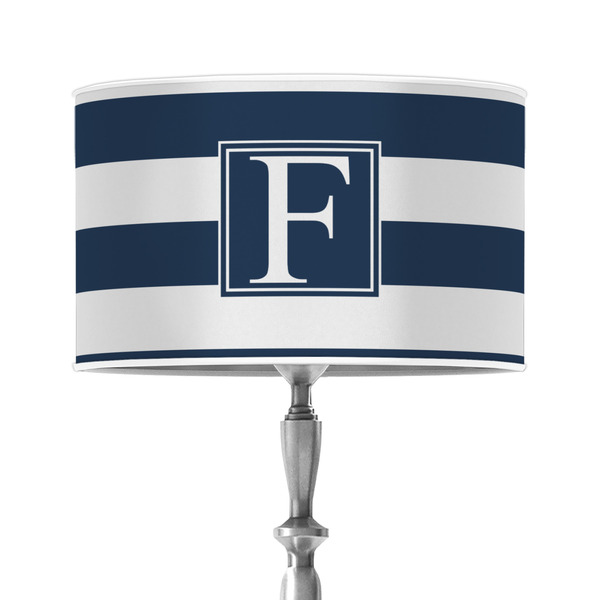 Custom Horizontal Stripe 12" Drum Lamp Shade - Poly-film (Personalized)