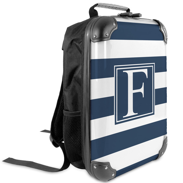 Custom Horizontal Stripe Kids Hard Shell Backpack (Personalized)