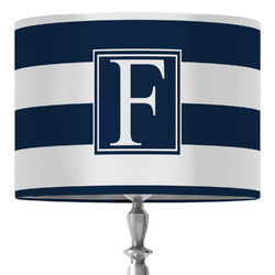 Horizontal Stripe 16" Drum Lamp Shade - Fabric (Personalized)