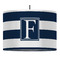 Horizontal Stripe 16" Drum Pendant Lamp - Fabric (Personalized)