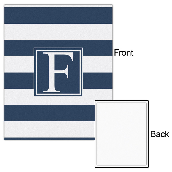 Horizontal Stripe 16x20 - Matte Poster - Front & Back