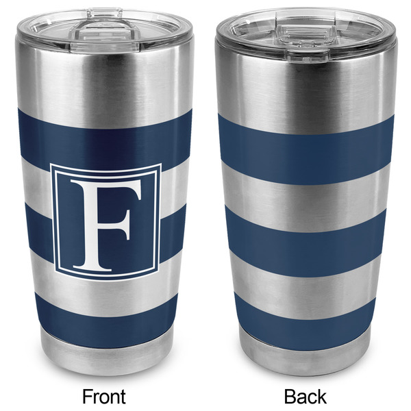 Horizontal Stripe 20oz SS Tumbler - Full Print - Approval