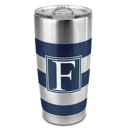 Horizontal Stripe 20oz Stainless Steel Double Wall Tumbler - Full Print (Personalized)
