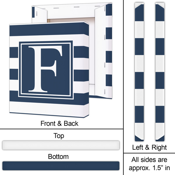 Horizontal Stripe 20x24 - Canvas Print - Approval