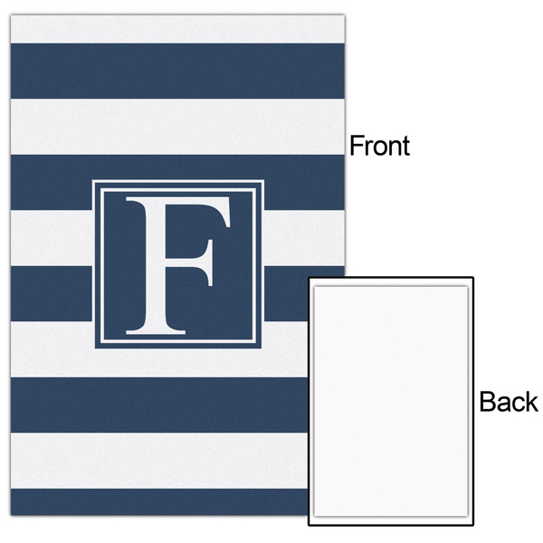 Horizontal Stripe 20x30 - Matte Poster - Front & Back