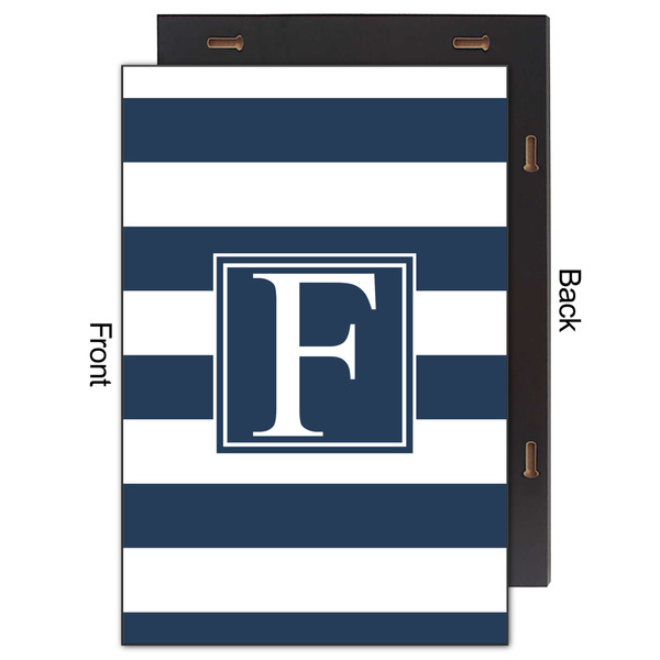Horizontal Stripe 20x30 Wood Print - Front & Back View