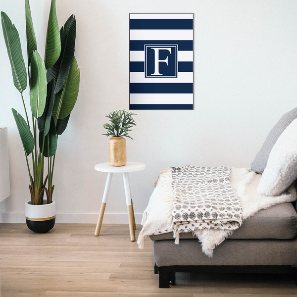 Horizontal Stripe 20x30 Wood Print - In Context