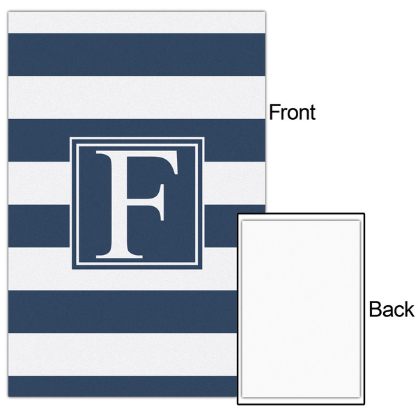 Horizontal Stripe 24x36 - Matte Poster - Front & Back