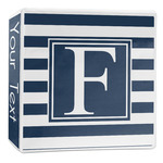 Horizontal Stripe 3-Ring Binder - 2 inch (Personalized)