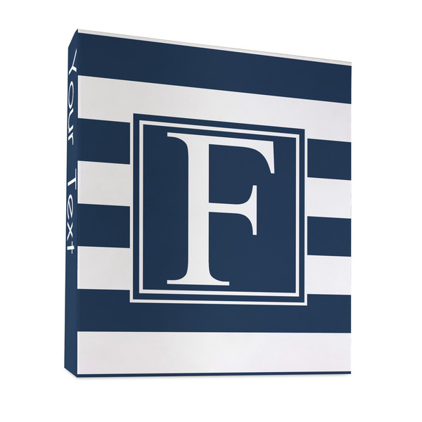 Horizontal Stripe 3 Ring Binders - Full Wrap - 1" - FRONT