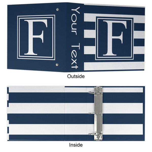 Horizontal Stripe 3 Ring Binders - Full Wrap - 3" - APPROVAL