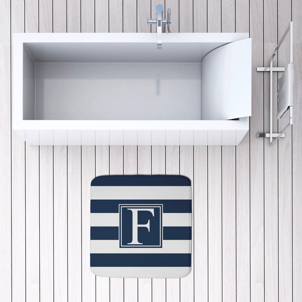 Horizontal Stripe 48x48 Foam Memory Mat - LIFESTYLE