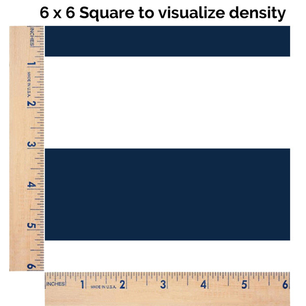Horizontal Stripe 6x6 Swatch of Fabric