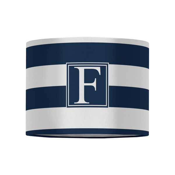 Horizontal Stripe 8" Drum Lampshade - FRONT (Fabric)