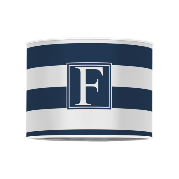 Horizontal Stripe 8" Drum Lampshade - FRONT (Poly Film)