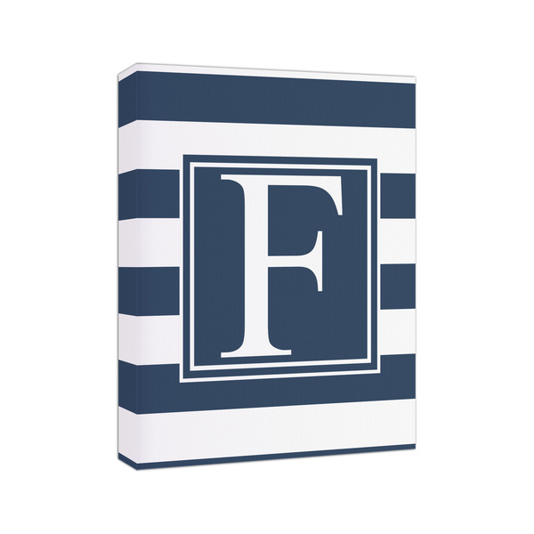 Horizontal Stripe 8x10 - Canvas Print - Angled View